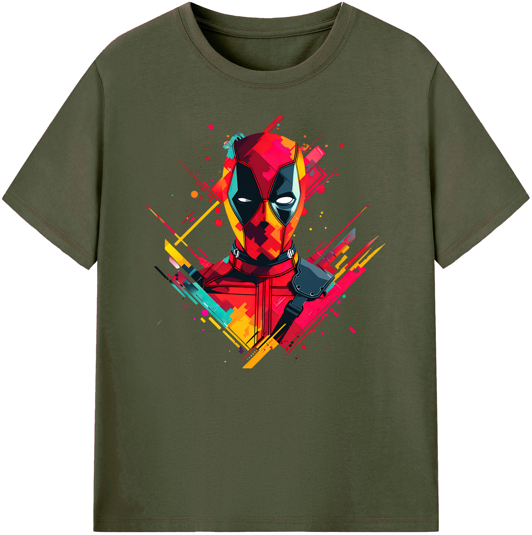 （画像用） Deadpool デッドプール 綿100％ メンズ半袖Tシャツ｜肌触りやわらか＆通気性